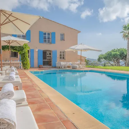 Fcd06 - Charming Croix-valmer With Pool And Stunning Panoramic Sea View